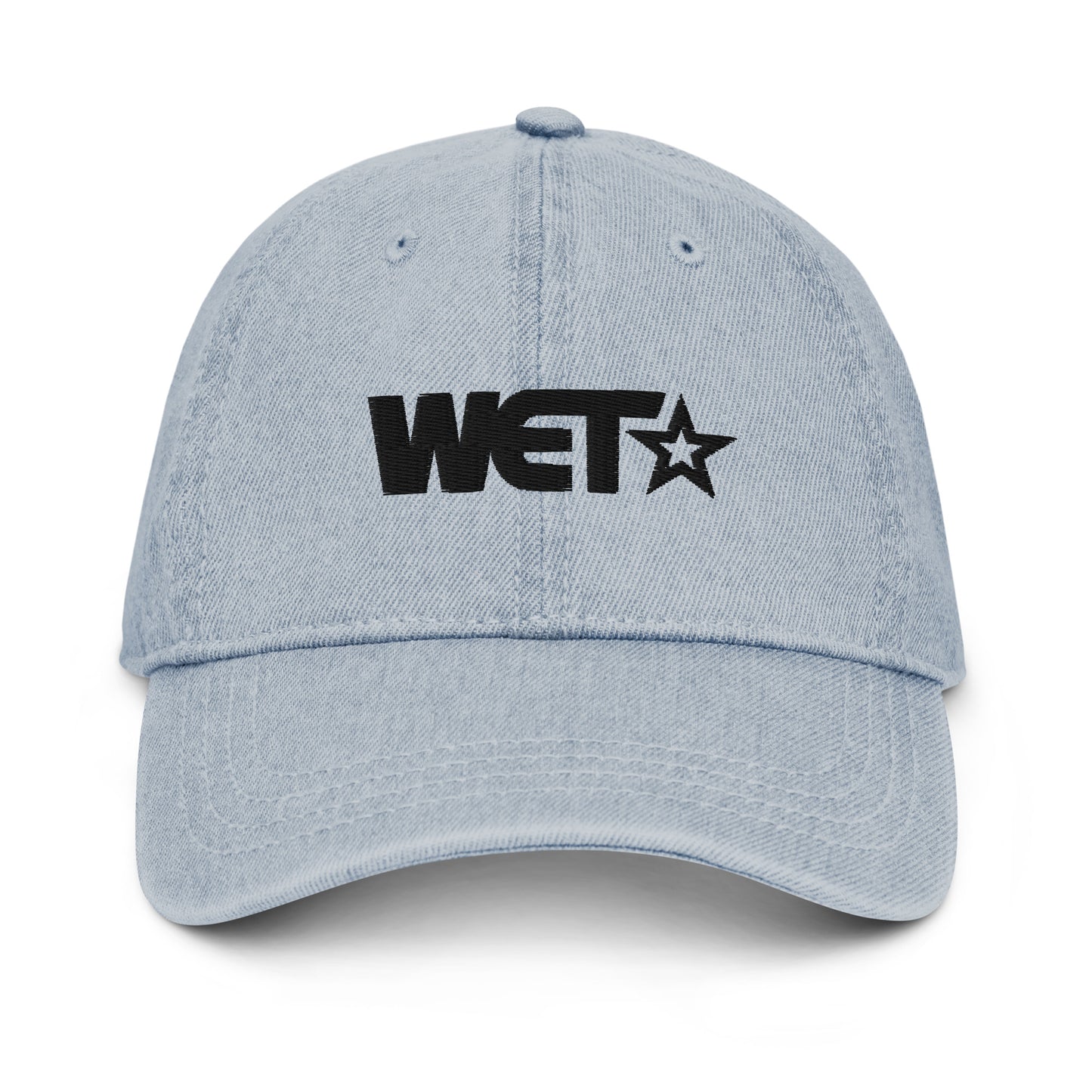 Wet Denim Dad Cap