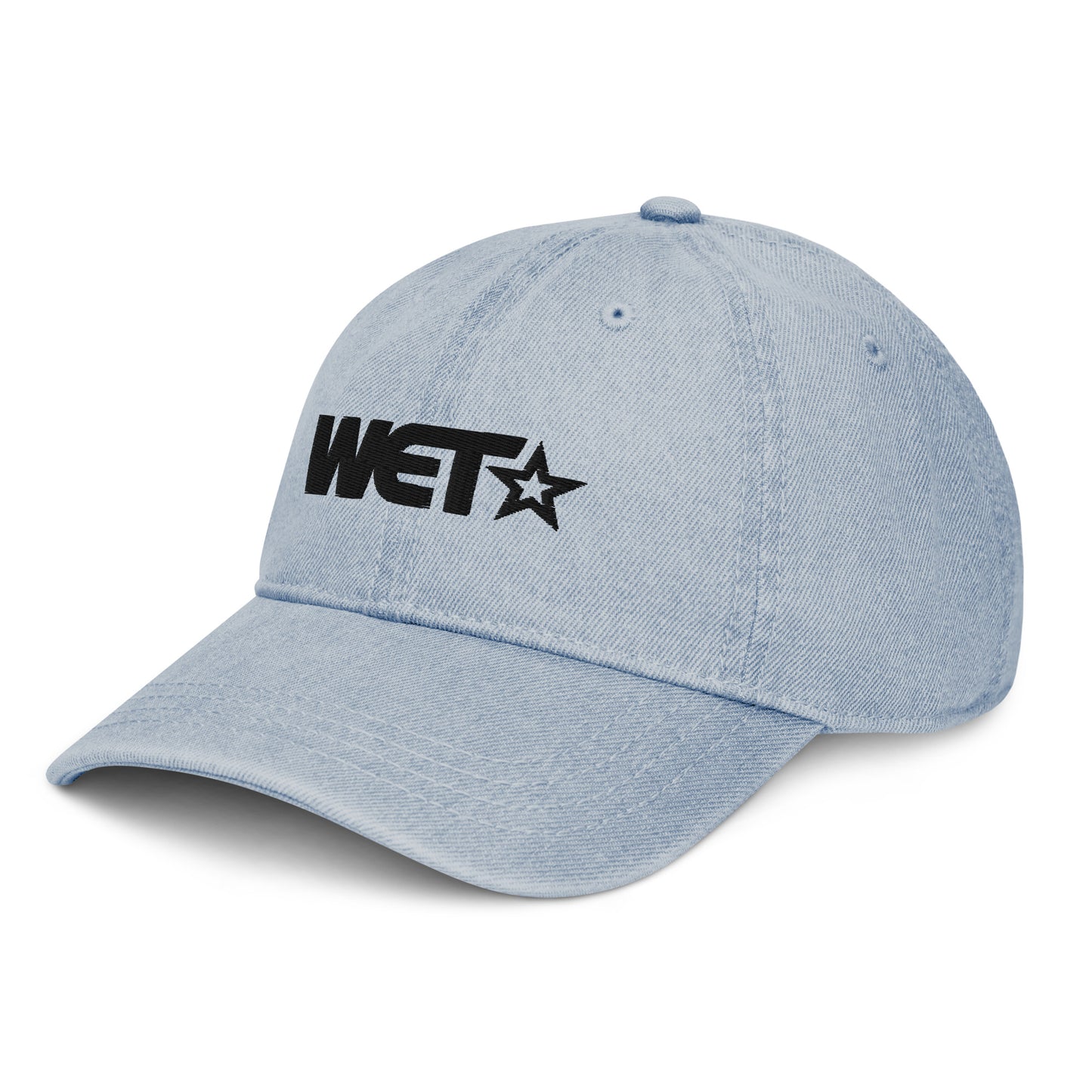 Wet Denim Dad Cap